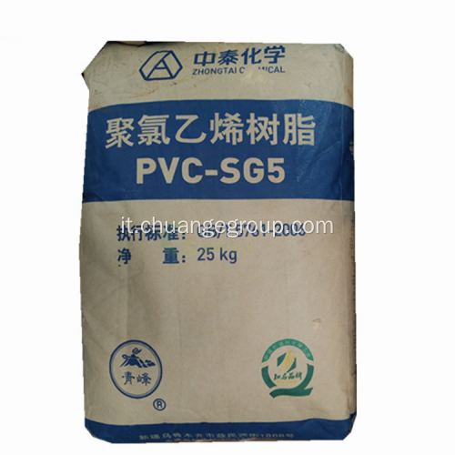 Zhongtai polivinil cloruro resina SG5 K66-68